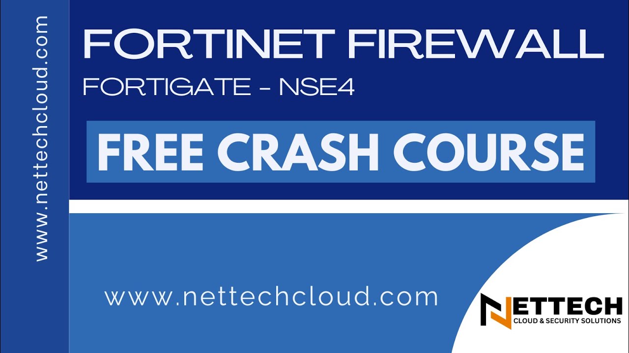 FortiGate Firewall Crash Course  [PART 1] | Practical Based