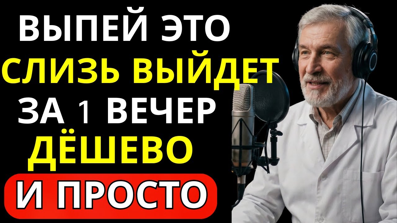 Комок в горле по утрам? Домашний чай из 4 ингредиентов очищает слизь за 3 дня | Здоровье с Доктором