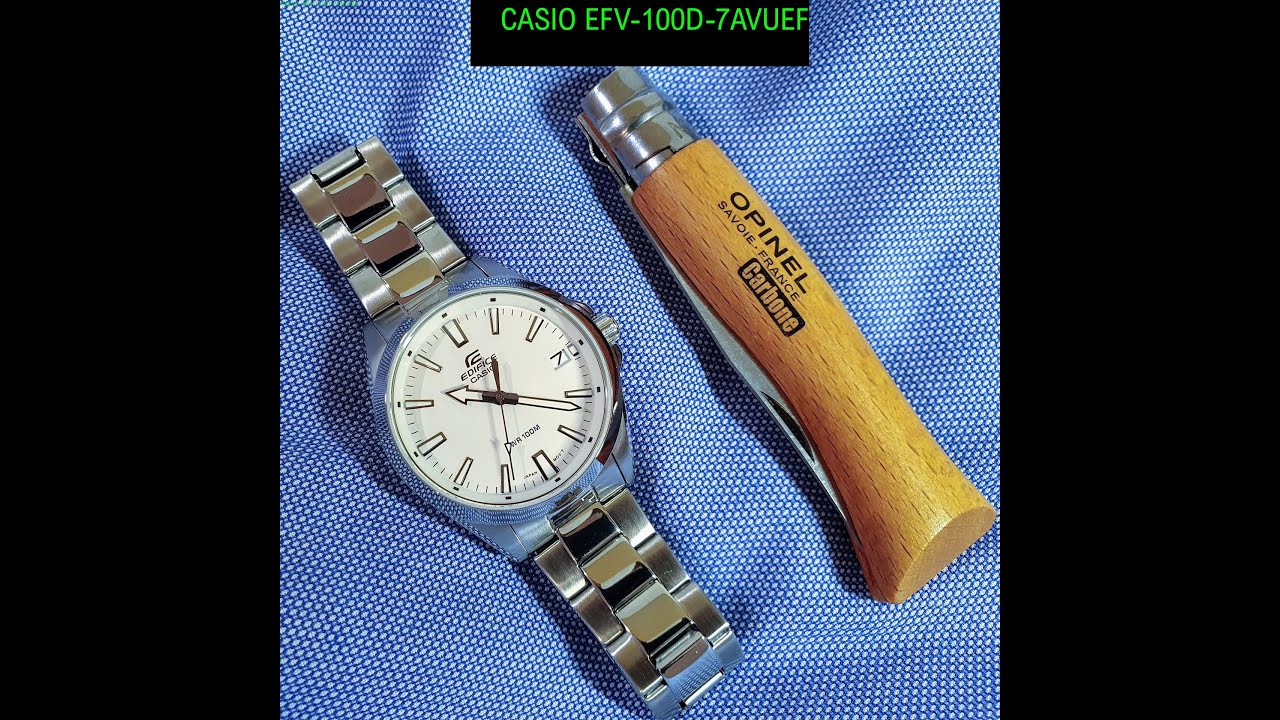 NIESAMOWITY CASIO EDIFICE EFV-100D-7AVUEF UNBOXING - JEDNOZEGARKOWA KOLEKCJA EDC