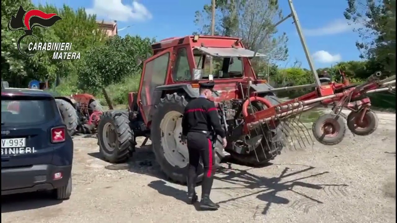 Furti e ricettazione di mezzi agricoli: blitz dei carabinieri tra Campania, Puglia e Calabria