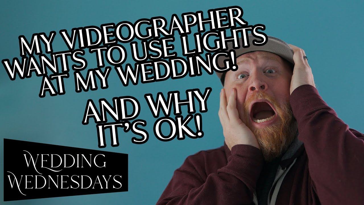Videographer Using Lights At Your Wedding!? - Why it's OK!