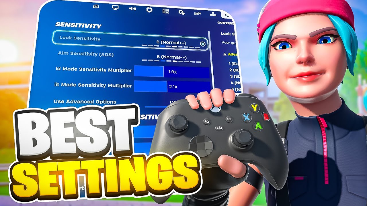 *НОВЫЕ* ЛУЧШИЕ настройки контроллера и чувствительности для Fortnite 3-го сезона