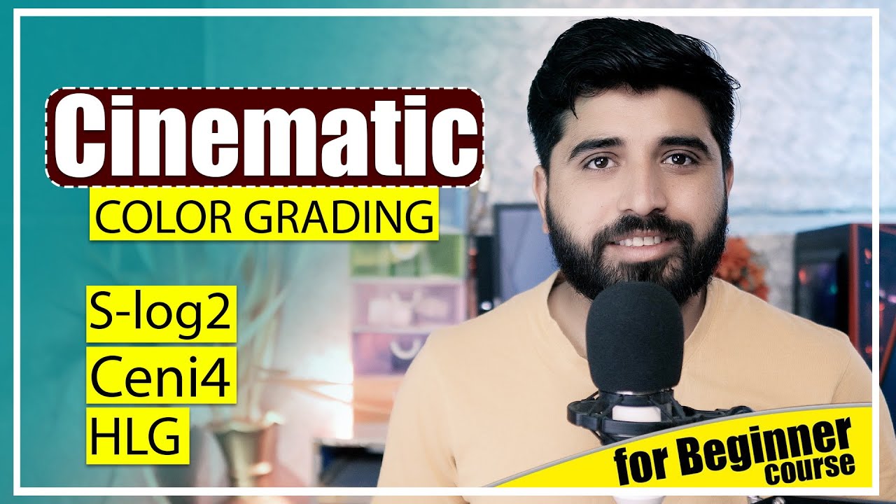 Cinematic color grading Edius Grass Valley | Slog2 HLG Cine4 | Film Editing School