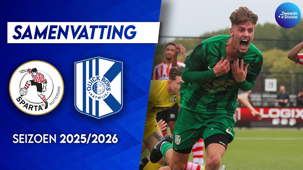 Samenvatting Jong Sparta Rotterdam - Quick Boys | Tweede Divisie 25/26