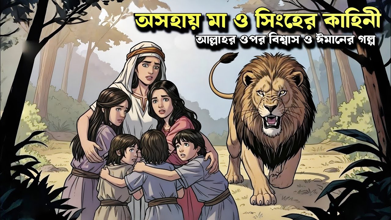 অসহায় মা ও সিংহের আজব ঘটনা | ইসলামিক গল্প | শিক্ষণীয় কাহিনী | Islamic Voice Bangla