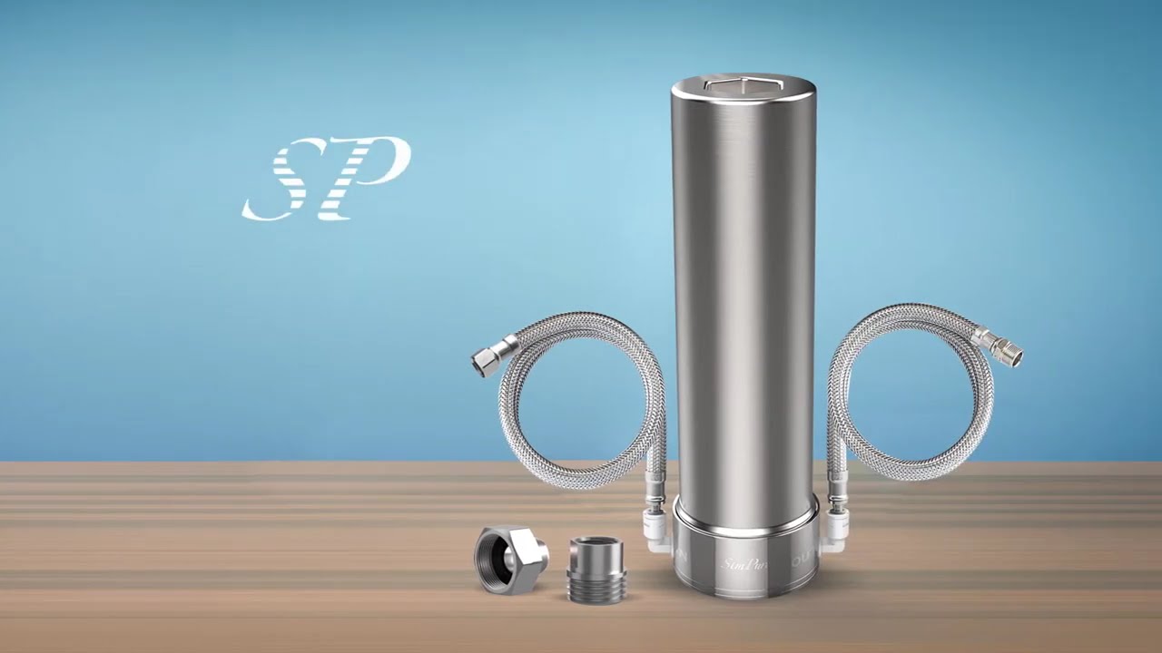 Installation: SimPure V7 In-line Water Filter System Under the Washbasin or Kitchen Sink #simpure