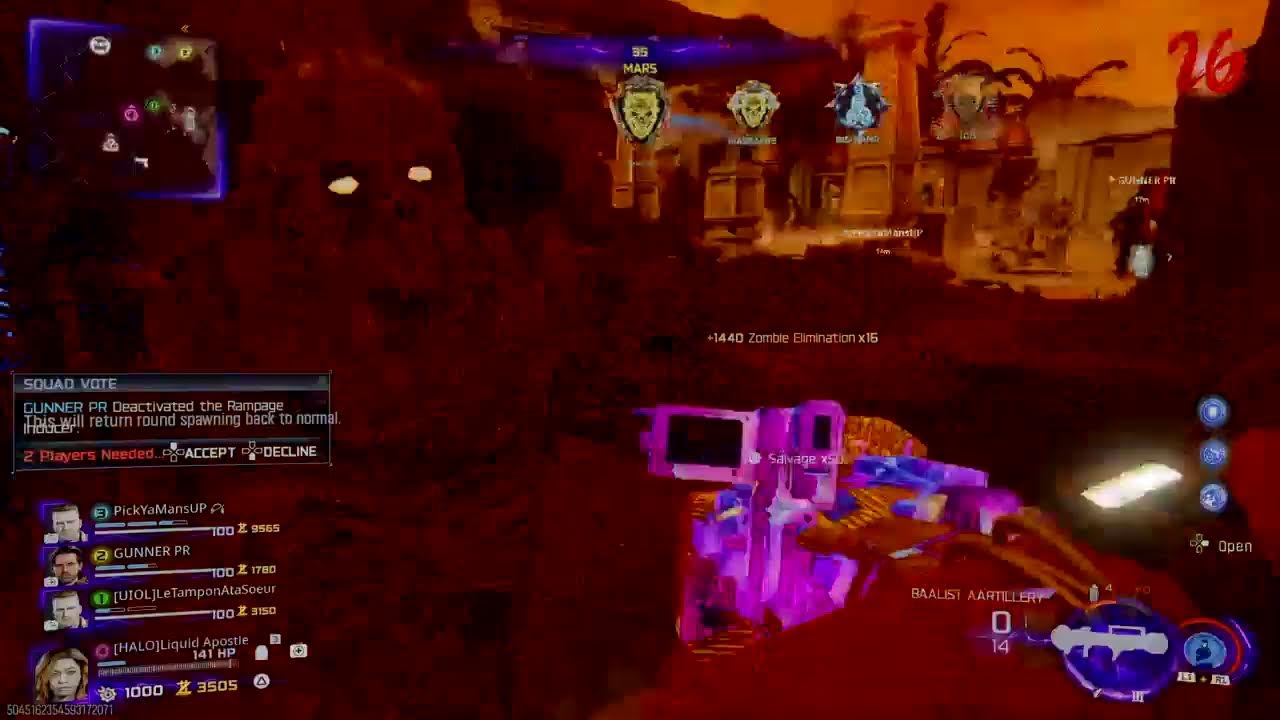 BO7 | MARS Event stream