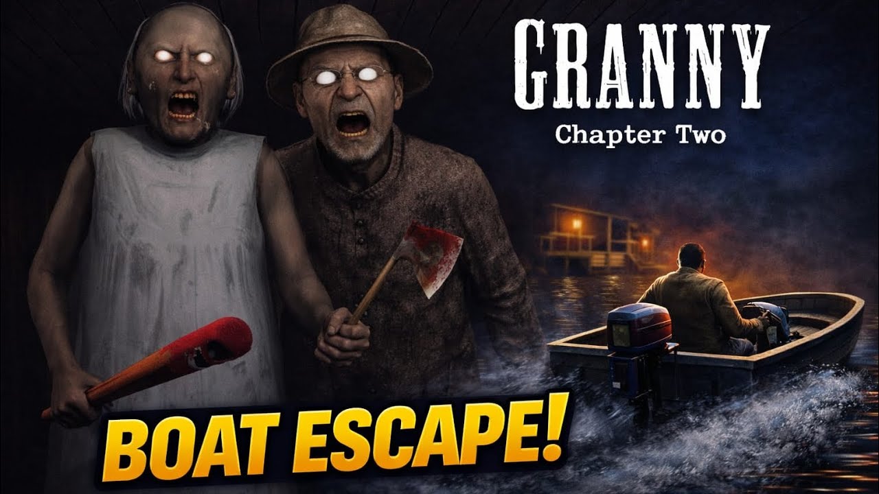 I FINALLY ESCAPED GRANNY & GRANDPA 😱 | BOAT ESCAPE 🚤