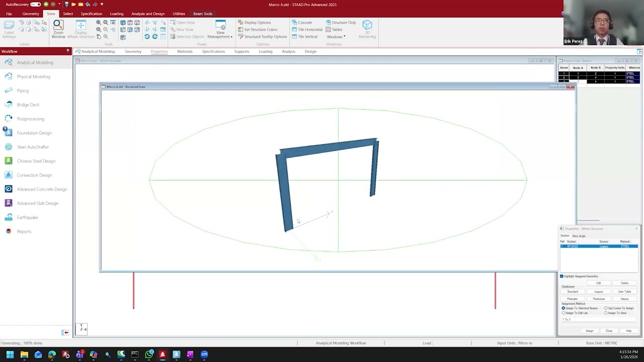 STAAD Foundation Advanced: Diseño de Zapatas Aisladas - #webinar  #staadpro #diseñoestructural