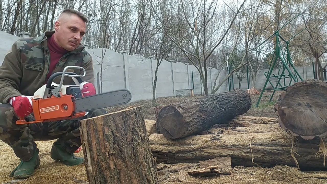 Husqvarna 44 vágás teszt!