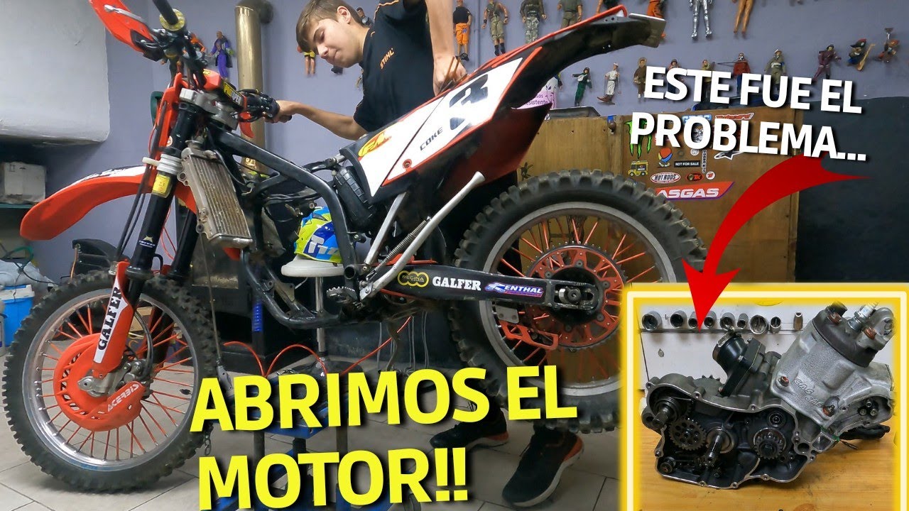 *DESMONTAMOS EL MOTOR de la Gas Gas 125cc*