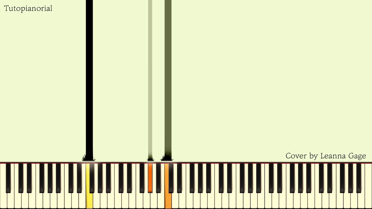 Fickle game - Amber Run (cover by Leanna Gage) piano instrumental Bbm key for women (+1)