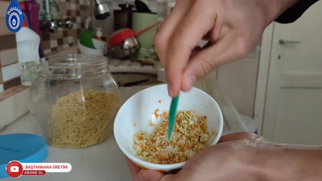 Bıldırcın yumurtalı, En basit, En Kolay, Mama Yapılışı (Muhabbet Kuşu)