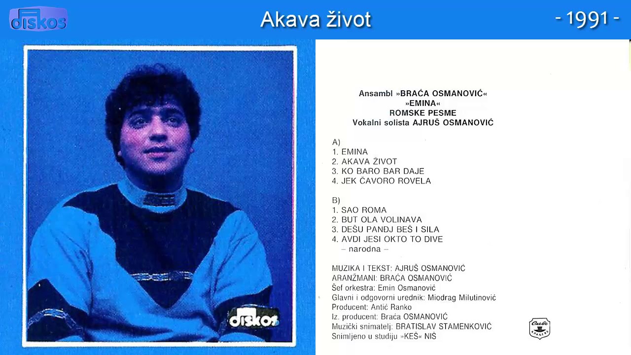 Ajrus Osmanovic - Akava zivot - (Audio 1991)