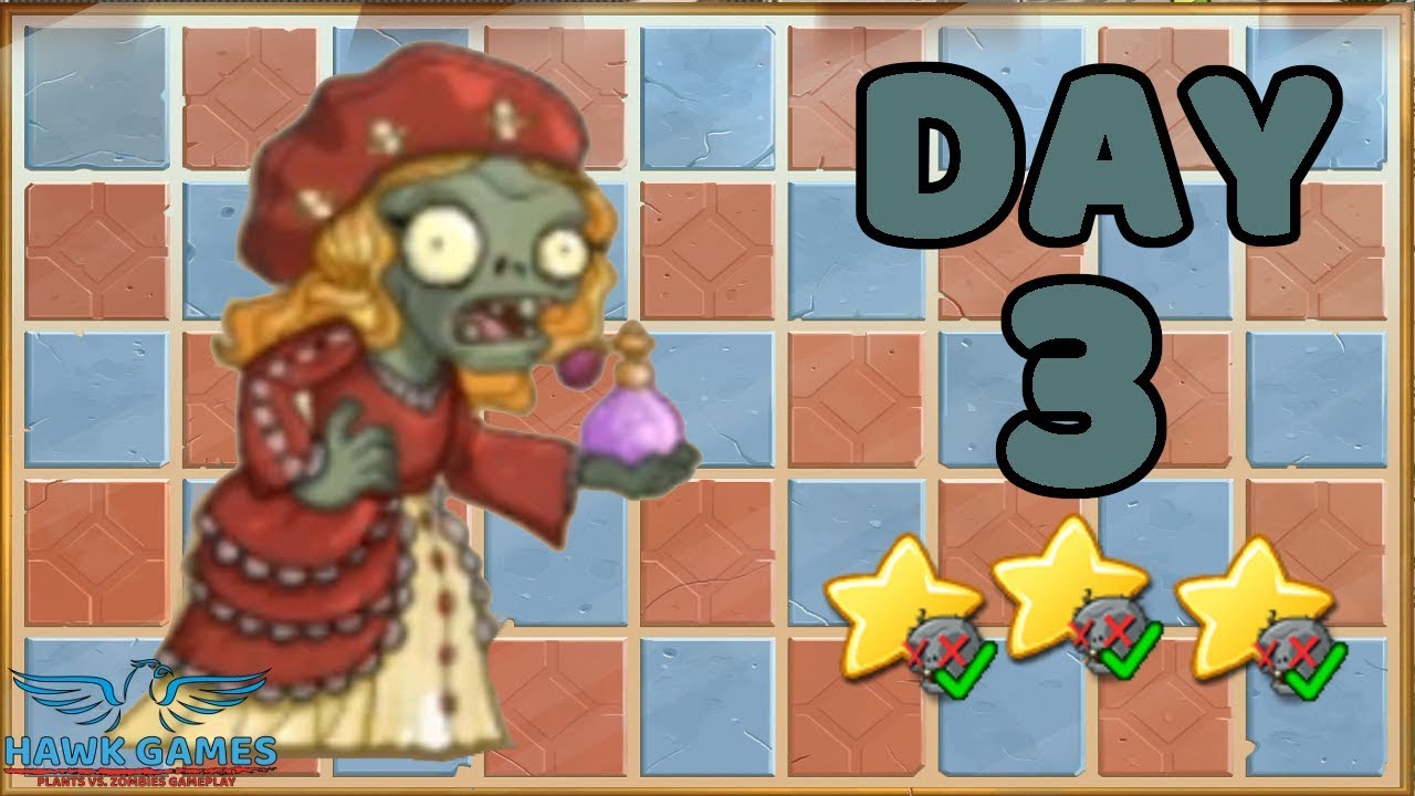 Plants vs Zombies 2 China - Renaissance Age Day 3 [Perfume Zombie]《植物大战僵尸2》- 复兴时代 3天