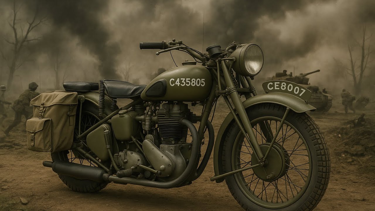 BSA WM20 classic vintage motorcycle 1941 world war 2