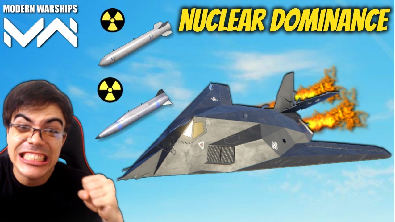 Double Nukes in Modern Warships VS Stealth in War Thunder – F-117A Showdown!