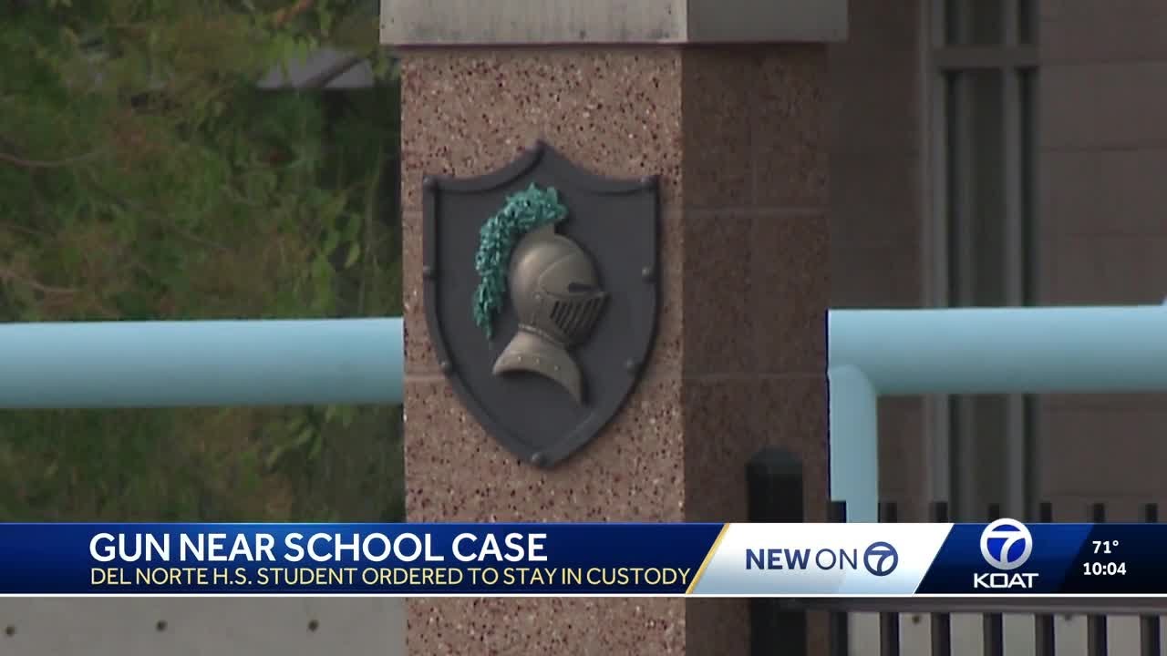 Teen accused of bringing a gun near Del Norte High School in court
