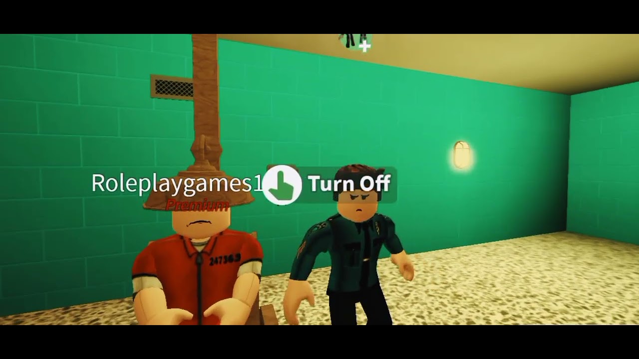 Bloxburg Electric chair short execution scene