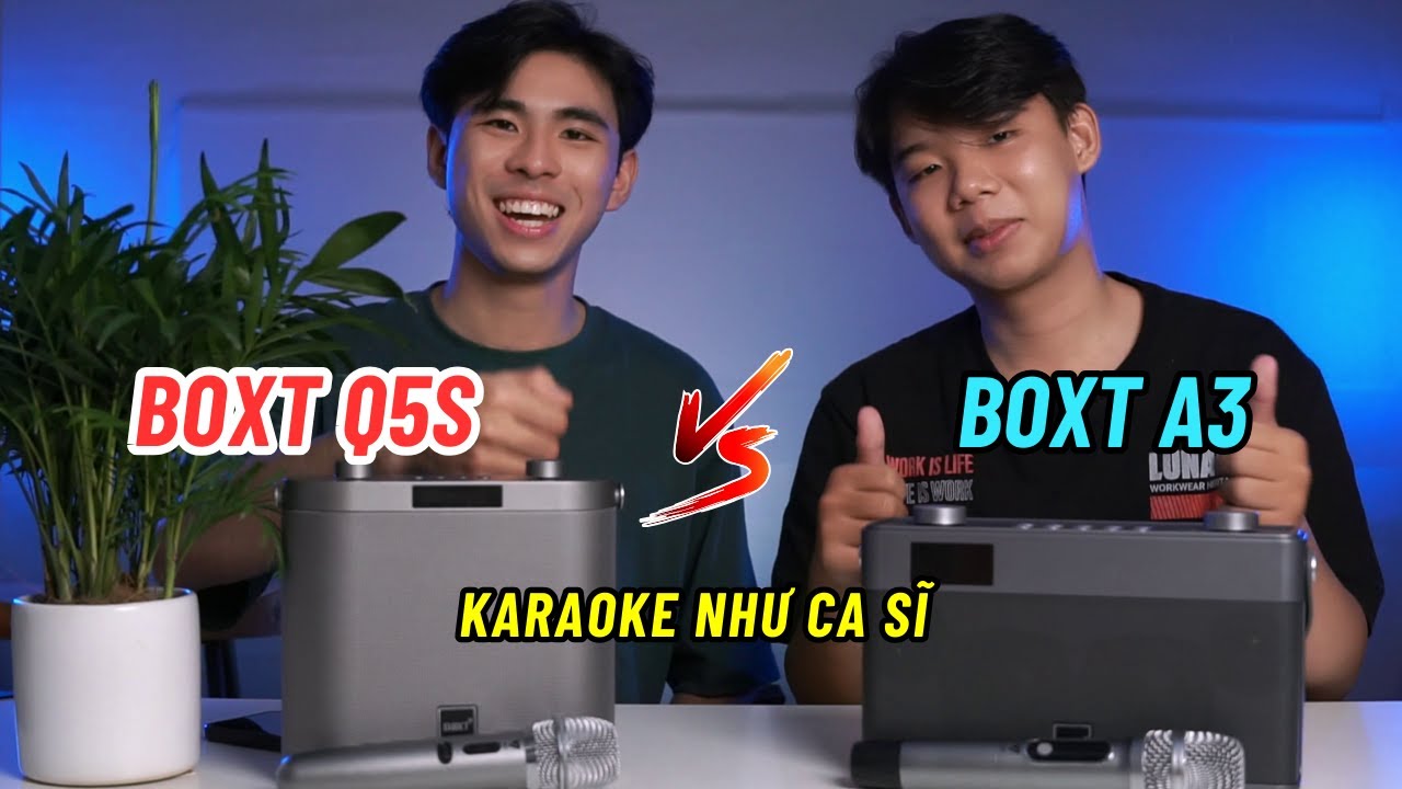 Loa karaoke mini Boxt A3 VÀ Boxt Q5S - Hát hay như ca sĩ là có thật