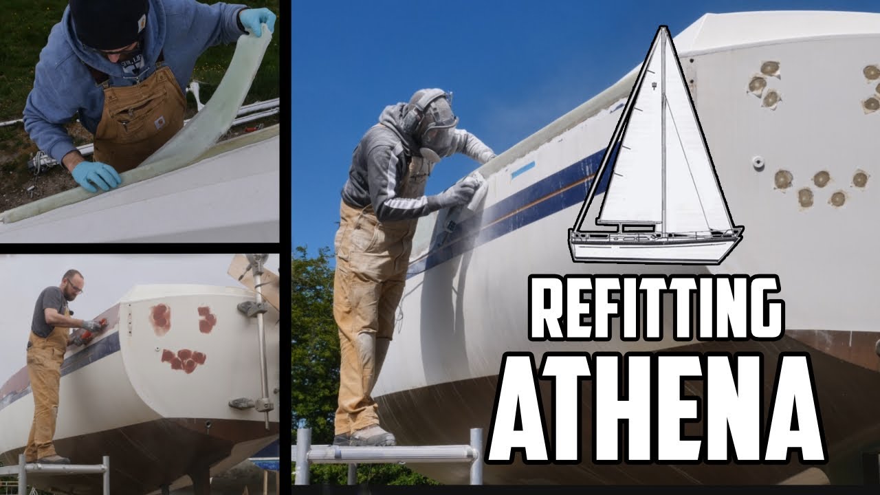 Sail Life - Deck-hull joint sealed, fairing started - DIY sailboat project