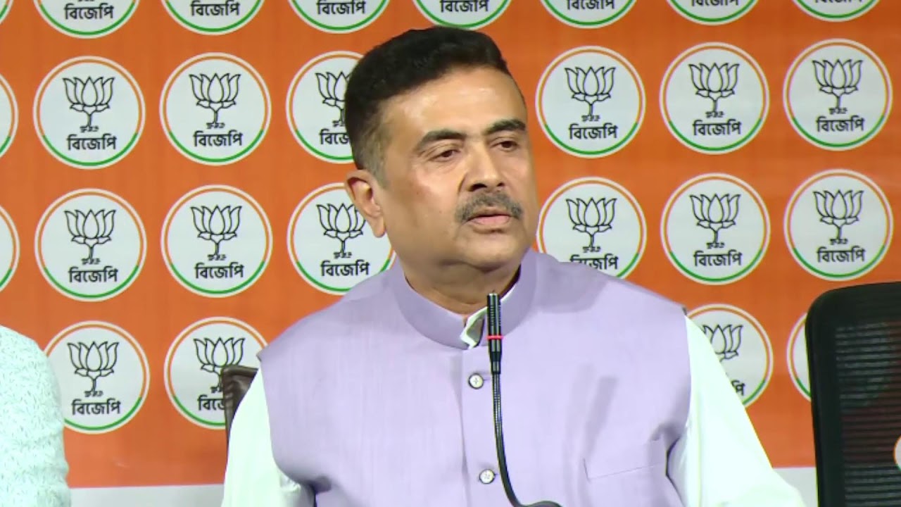 LIVE: Press Conference by Suvendu Adhikari, LOP, WBLA at 6 Murlidhar Sen Lane BJP Party Office