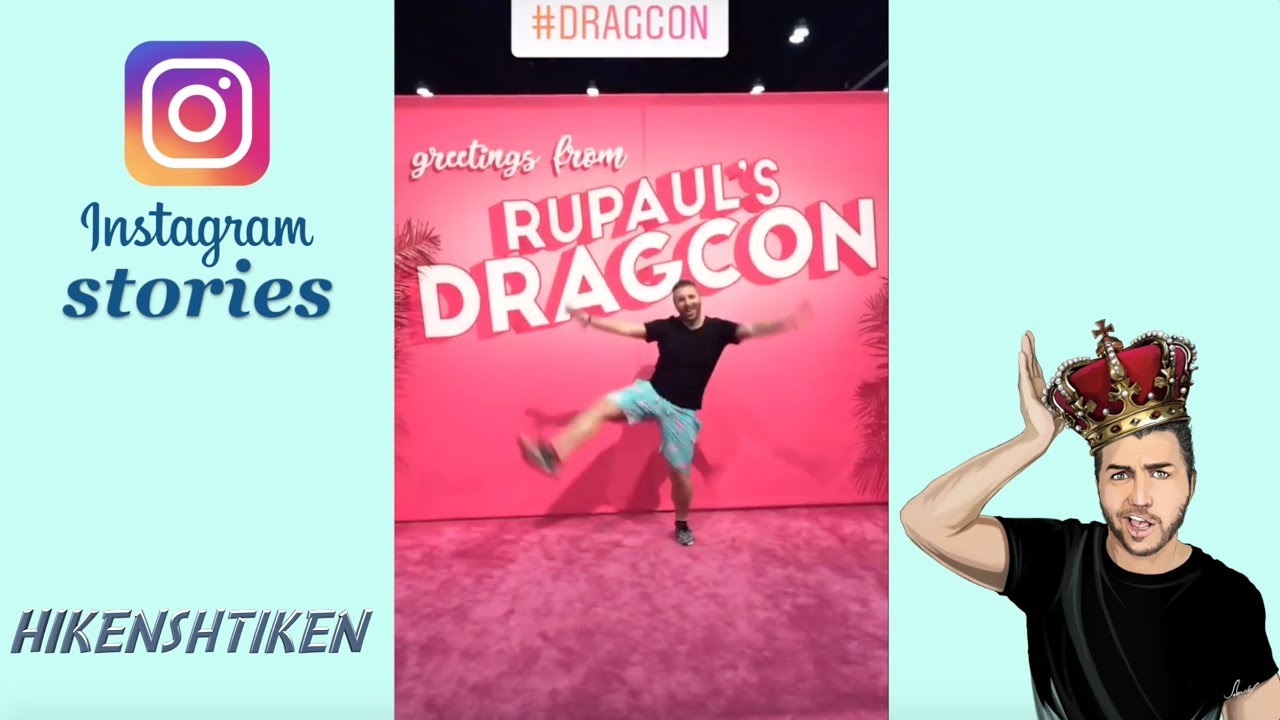 INSTAGRAM stories: DragCon