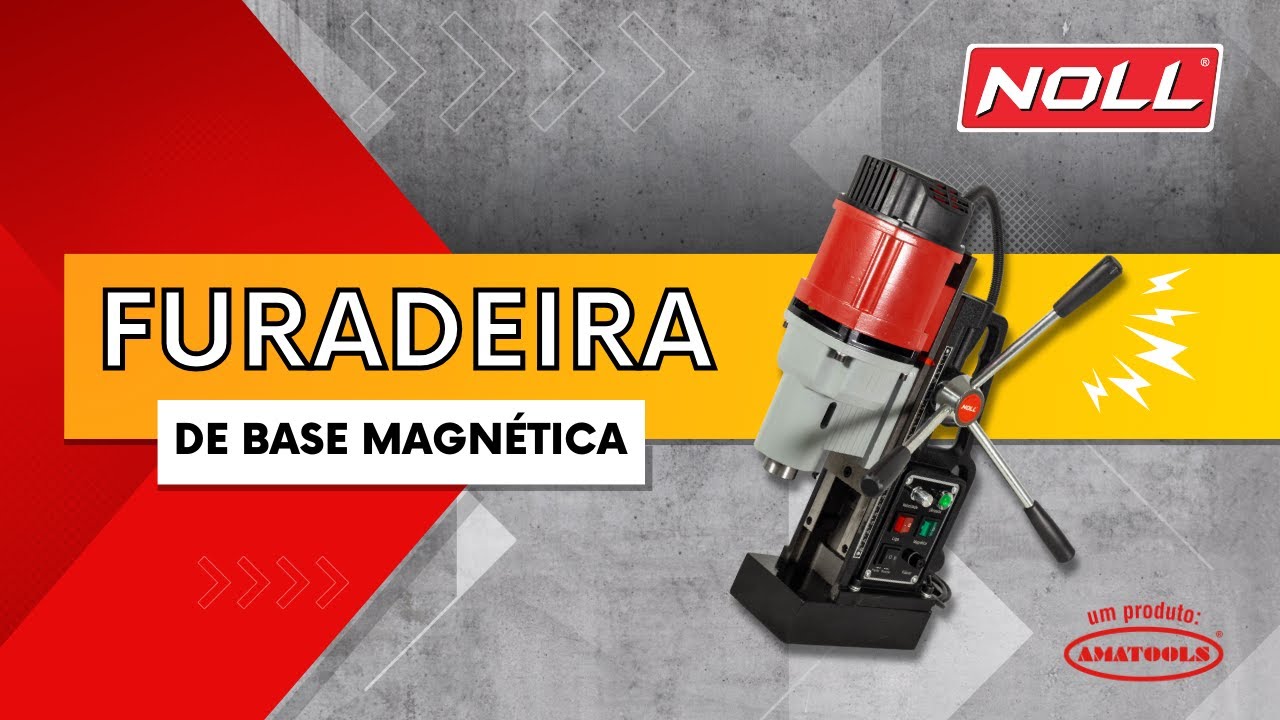 NOLL - Furadeira de Base Magnética