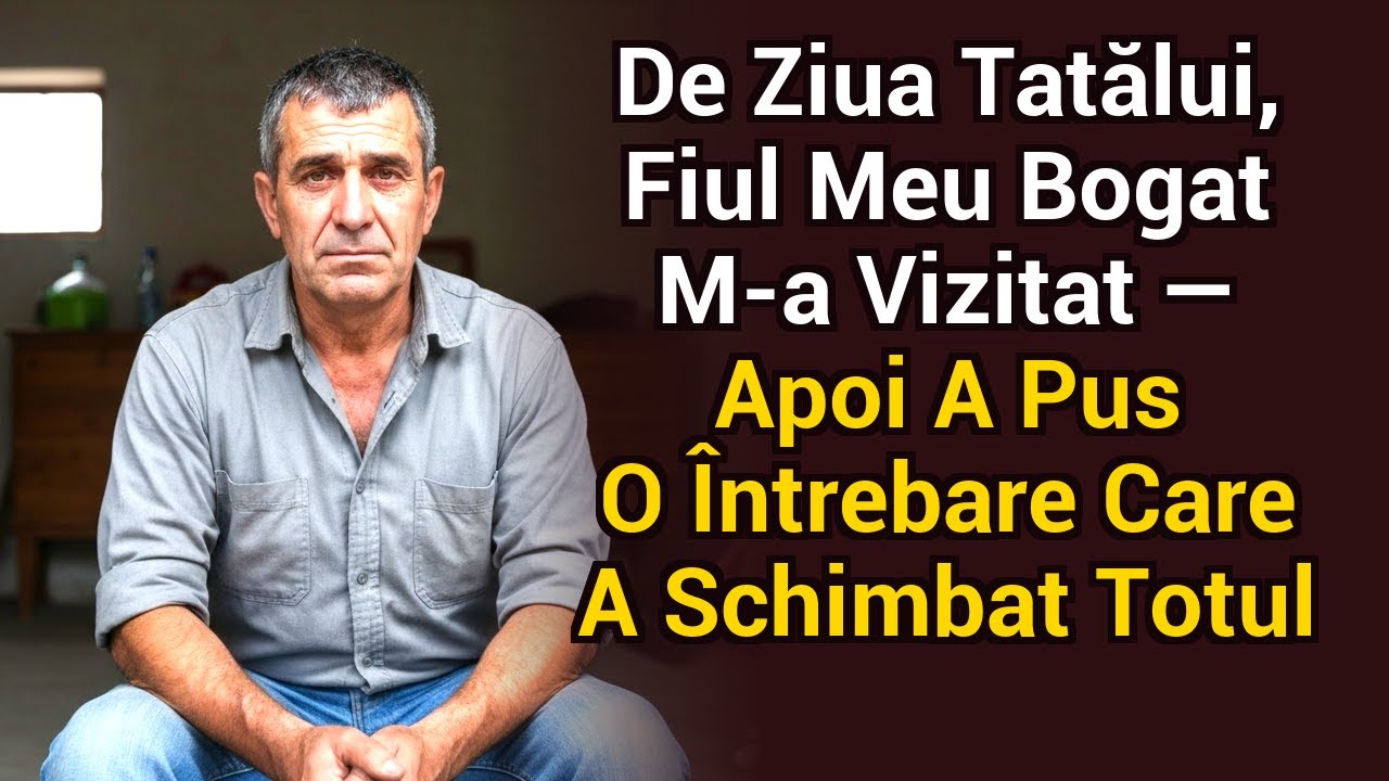De Ziua Tatălui, fiul meu bogat a venit — dar întrebarea lui a schimbat totul