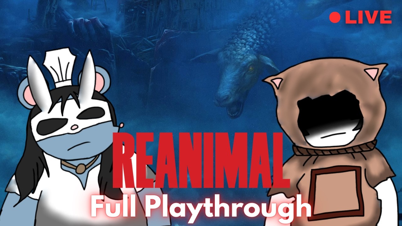 🔴LIVE Playing REANIMAL until I beat it! 🐈🐰w/March | Reanimal (2 Players)