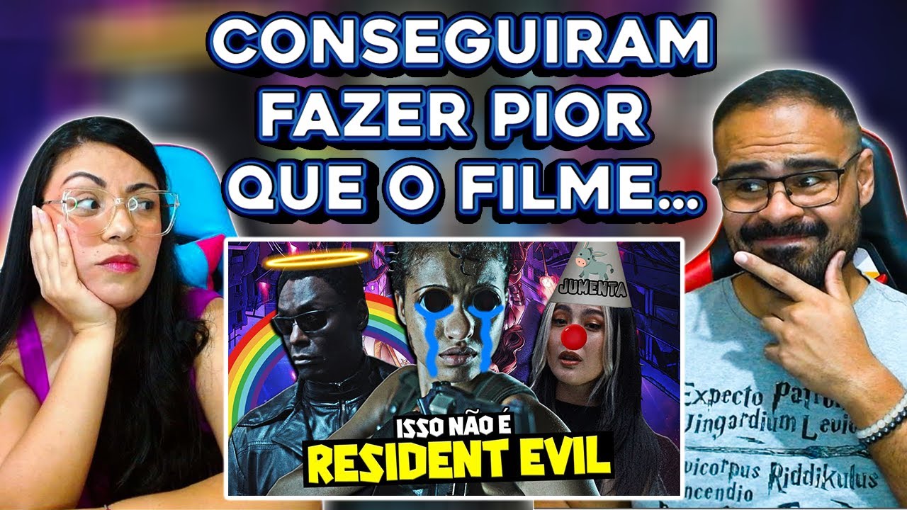 REACT VIAJANTE GALÁCTICO | O RESIDENT EVIL da NETFLIX 😡😤