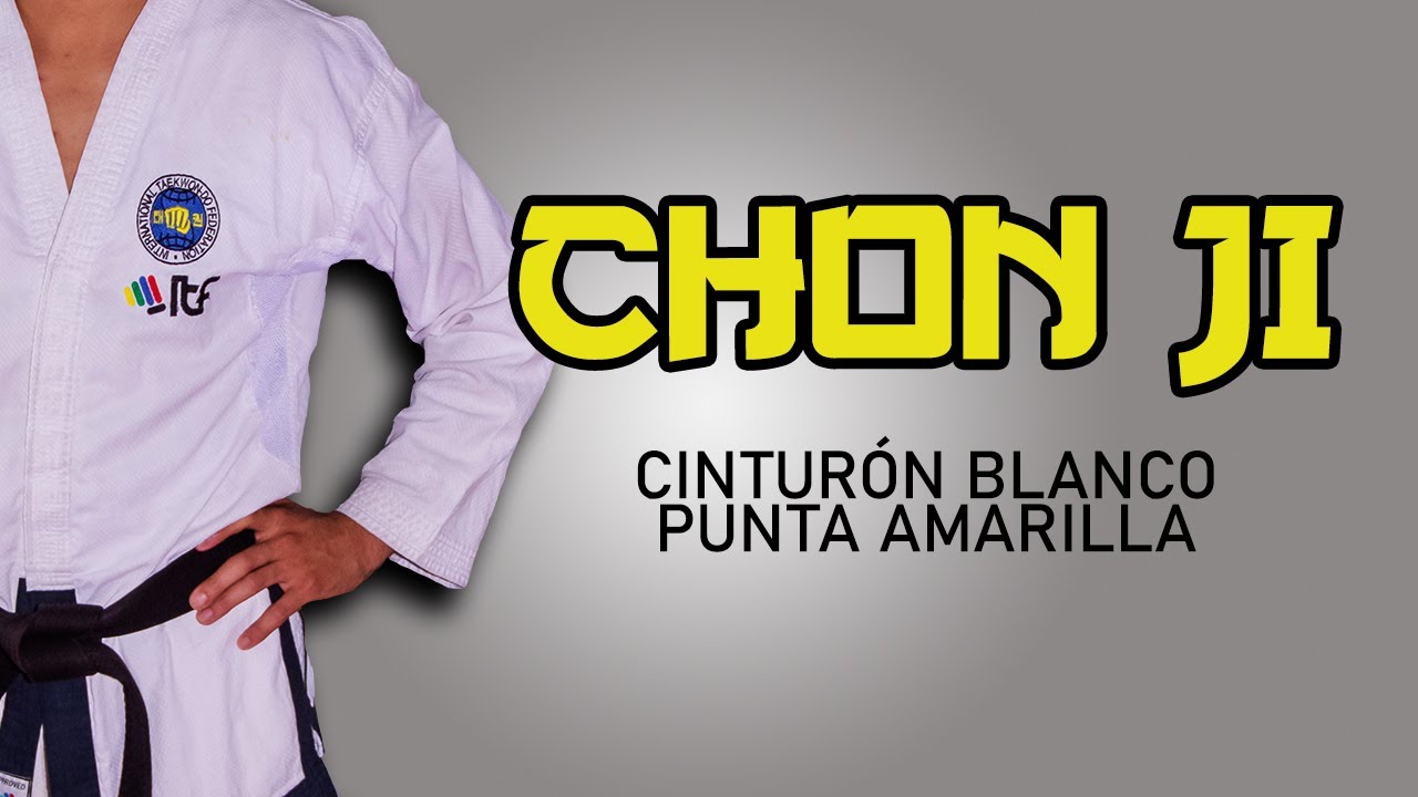 FORMA (TUL) CHON JI - Cinto blanco punta Amarilla. TaeKwon-Do ITF (ESC. ATRA SUR)