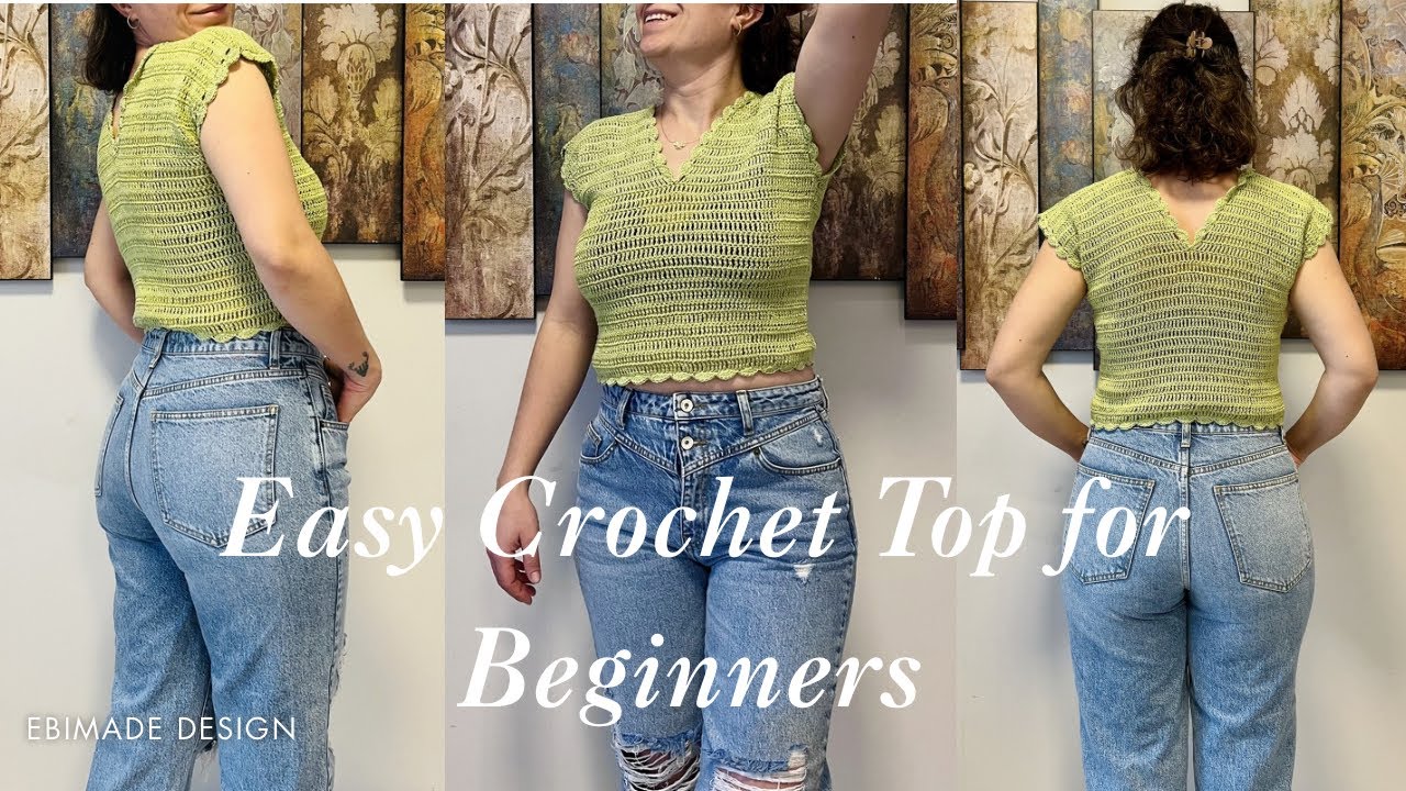 Easy Crochet Top for Beginners | Simple Summer Crochet Tutorial
