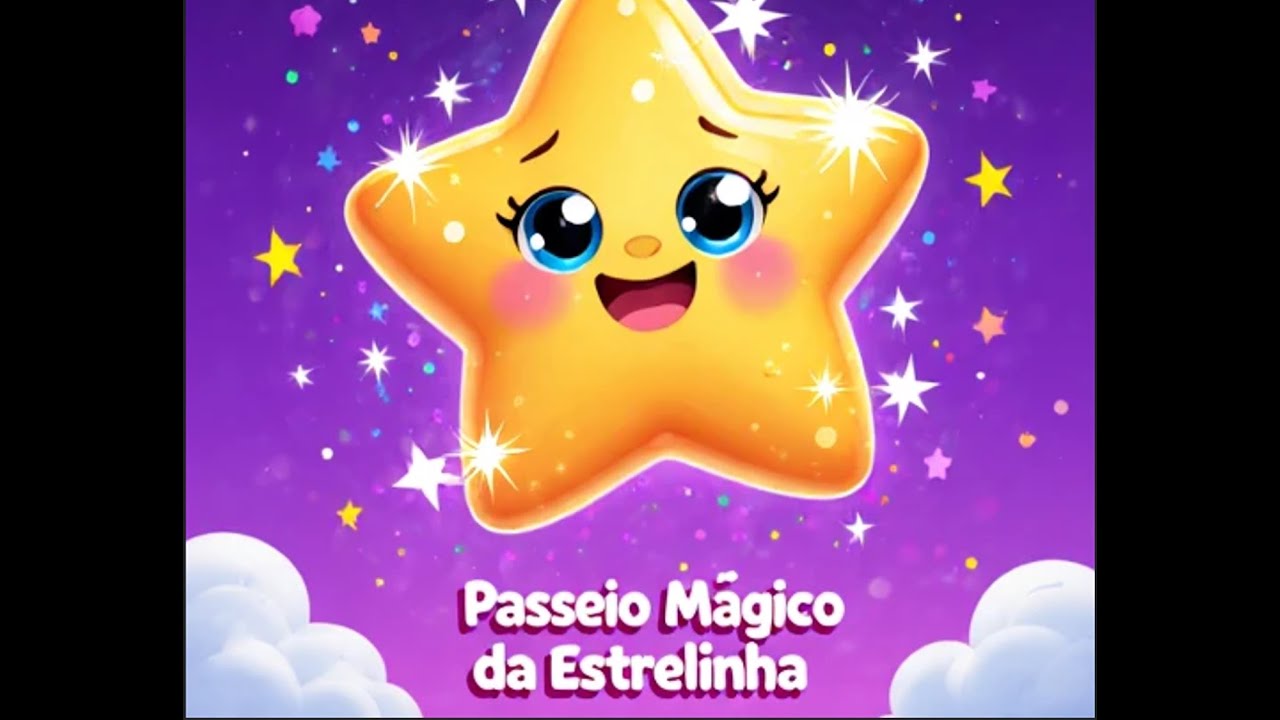 O Passeio mágico da Estrelinha Brilhante no céu ✨♥