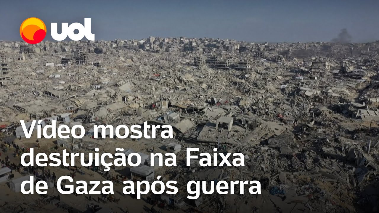 Veja como está Gaza após a guerra com Israel e declarações de Trump sobre assumir a região