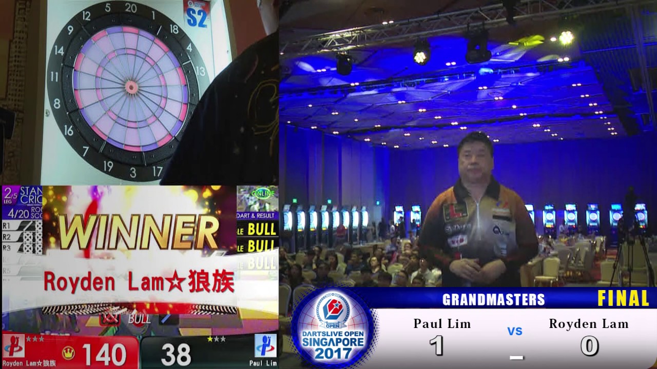 DARTSLIVE OPEN 2017 SINGAPORE -GRANDMASTERS FINAL