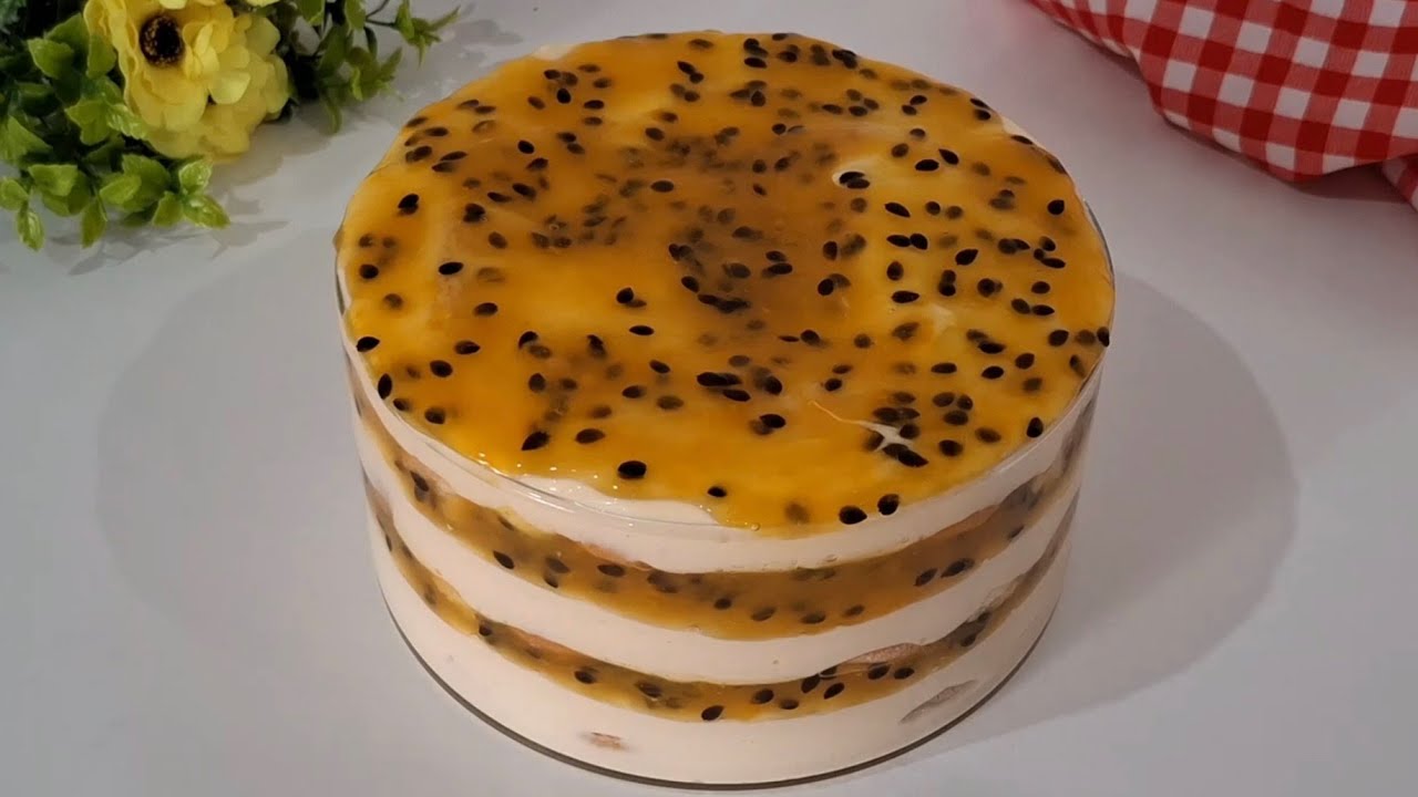 PAVÊ  DE MARACUJÁ PERFEITO / SOBREMESA FÁCIL CREMOSA  E IRRESISTÍVEL!