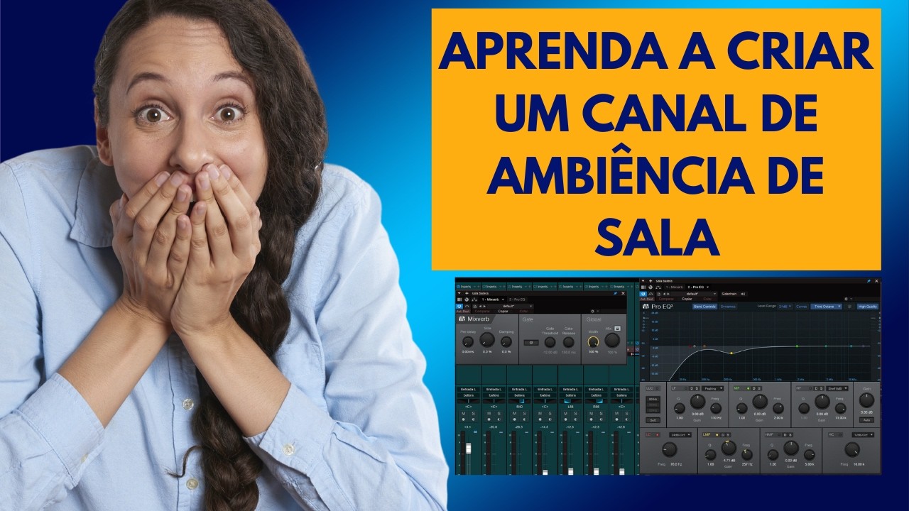 Aprenda a Criar um Canal de Ambiência de Sala para Bateria | Mixagem