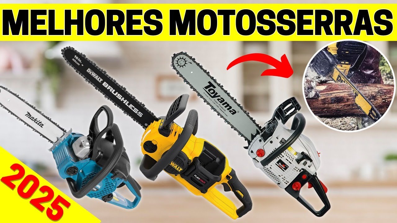 MELHORES MOTOSSERRA A GASOLINA 2025 ✅ [TOP 5 Custo Benefício]