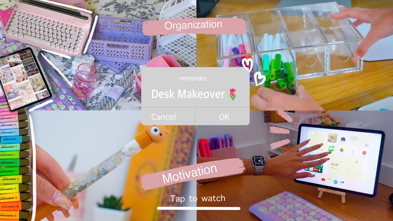 MODE ORGANISATION 📱 : mission SE MOTIVER pour travailler ☁️