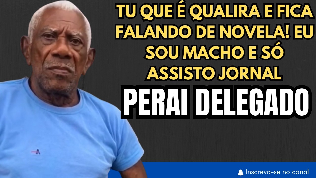 CARCAMANO proibiu DELEGADO de falar sobre NOVELA na porta dele