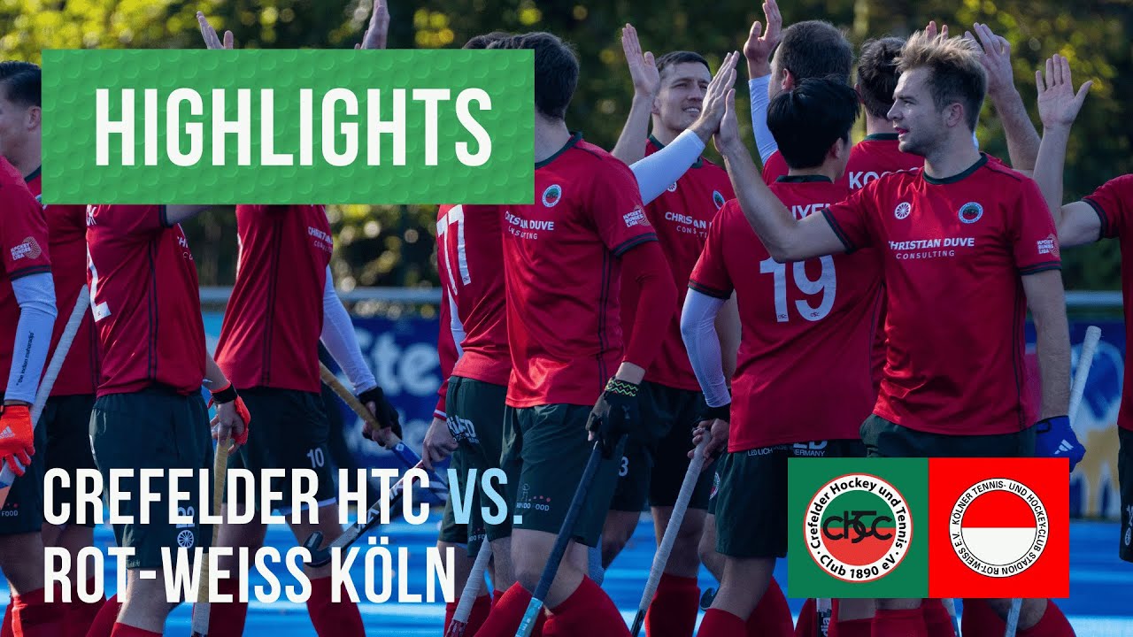 Highlights Herren: Crefelder HTC vs. Rot-Weiss Köln