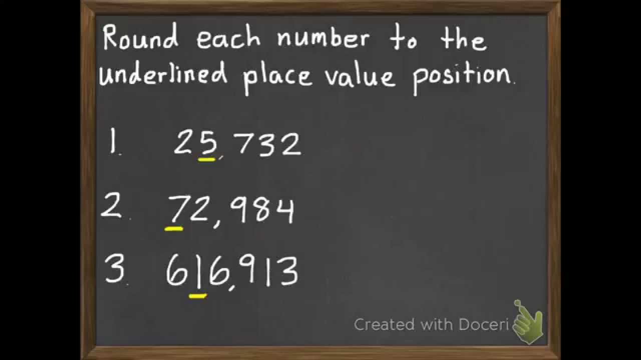 Using Place Value to Round 1-5