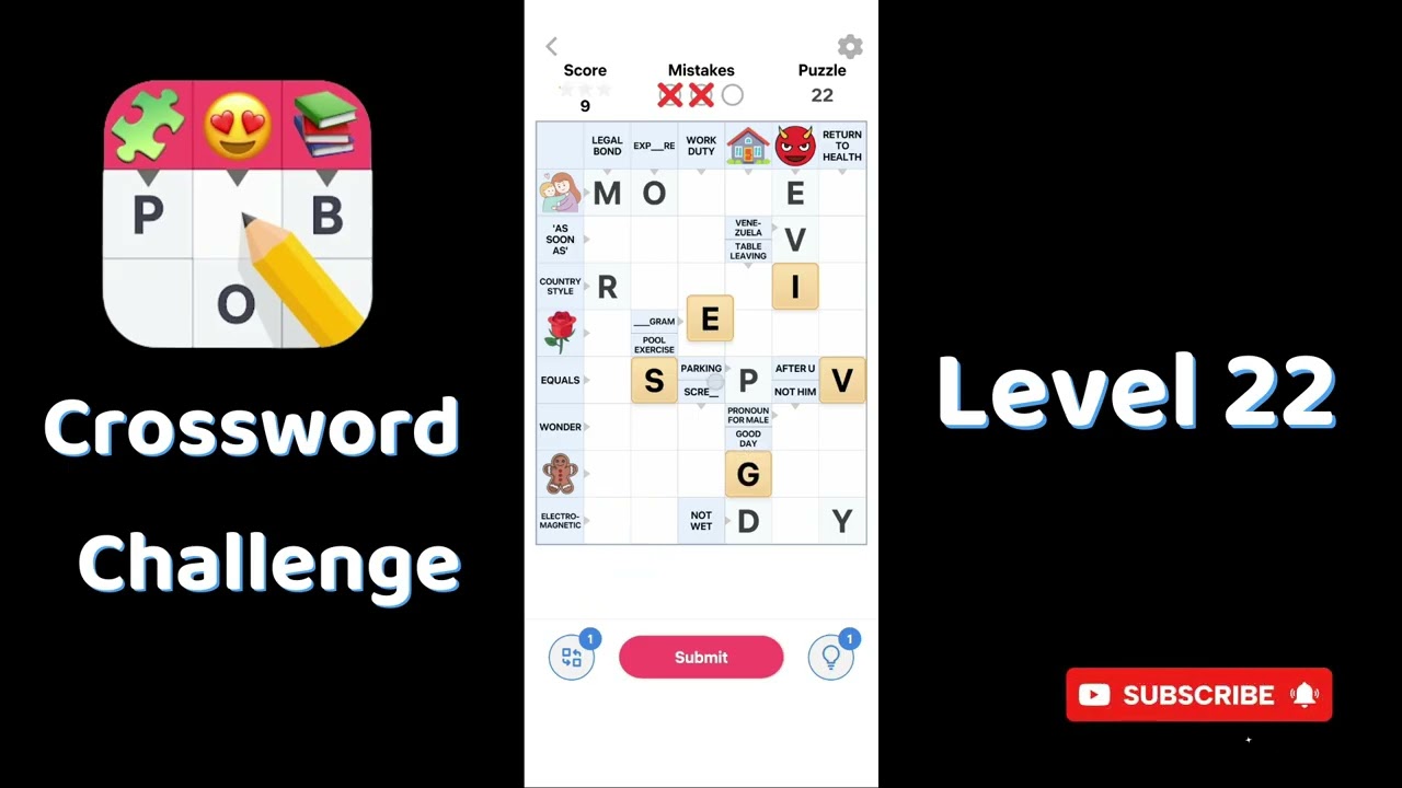🎮 Crossword Challenge Level 22 answers | Go Answer