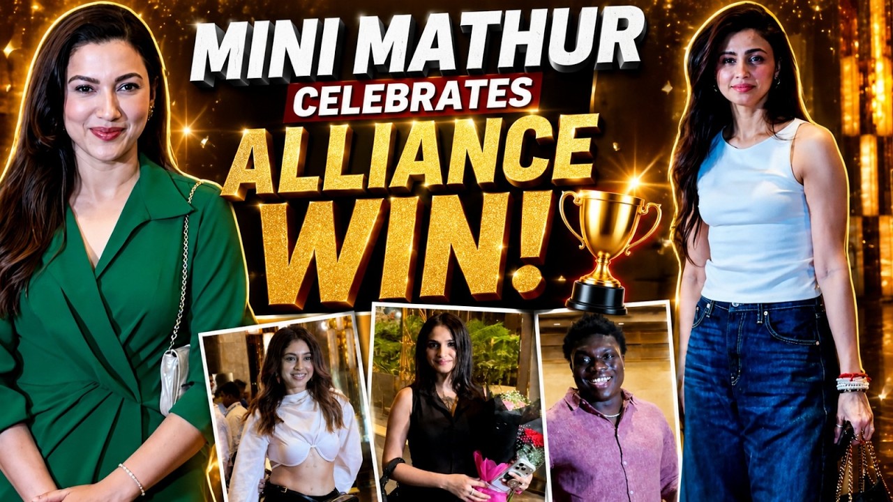 MINI MATHUR CELEBRATES ALLIANCE WIN! 🏆