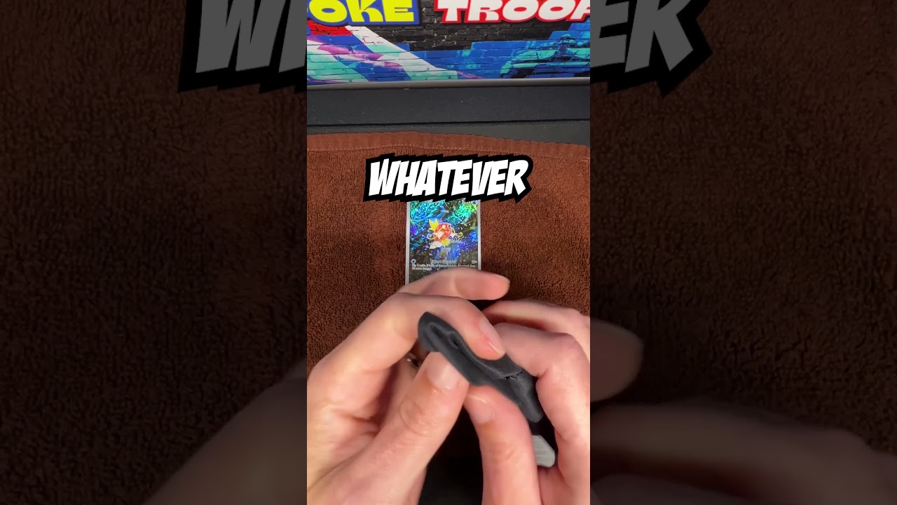 How to Clean Pok&eacute;mon Cards!