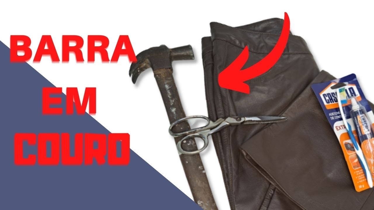 COMO FAZER BARRA EM COURO (Fácil!!!)