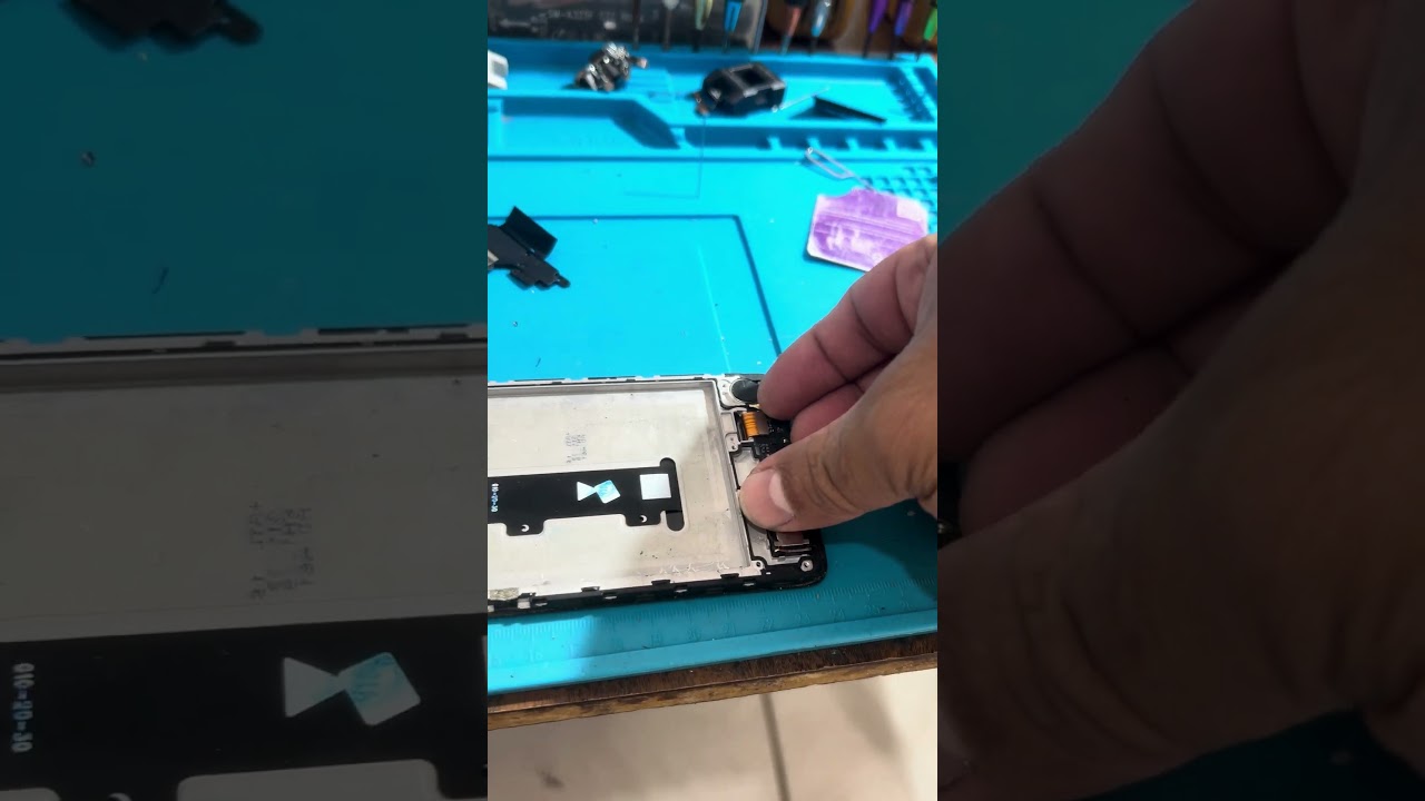 Como trocar frontal E22 com aro #smartphone