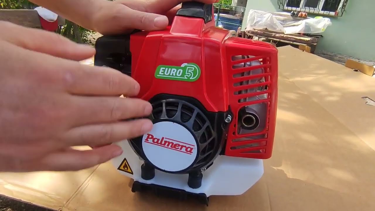 Palmera CG63 Yan tipi motorlu tırpan kutu açılışı ve rodaj