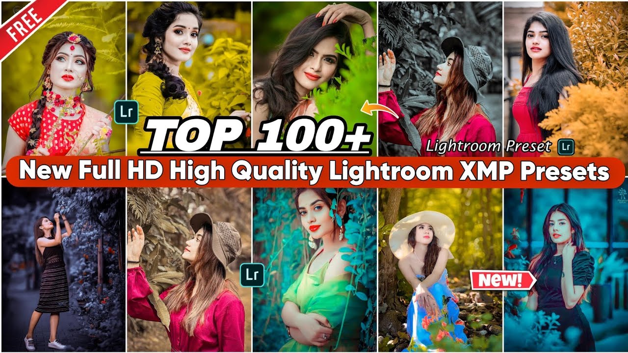 TOP 100+ New HD Lightroom XMP Presets 2024||Lightroom Presets Free Download||100+ Lightroom Presets